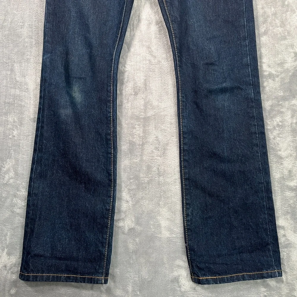 Levis 517 Jeans Mens 29x32 Slim Bootcut Dark Blue Western Cowboy Denim Rodeo